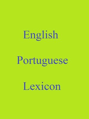 cover image of English Portuguese Lexicon